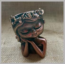 Подставка для мелочей грация Нежность под бронзу сувениры Лель