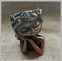 Подставка для мелочей грация Нежность под бронзу Шкатулки Сувениры Лель