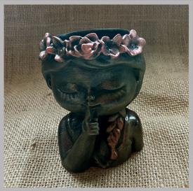 Подсвечник грация Молчание под золото сувениры Лель