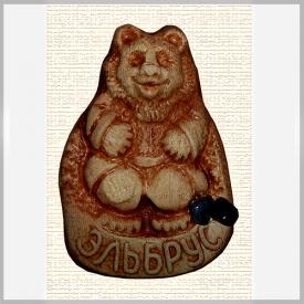 Медведь с самоцветом сувениры Лель