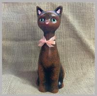 Фигурка Кошка Мурка Коричневая сувениры Фигурки