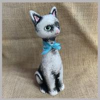 Фигурка Кошка Мурка белая сувениры Фигурки