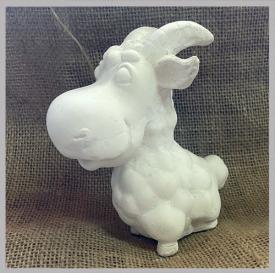 Фигурка-расскраска Коза-Дереза сувениры Лель