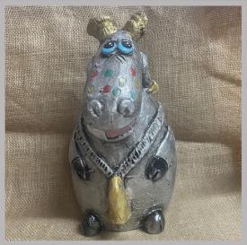 Копилка Коза-Дереза под серебро сувениры Лель